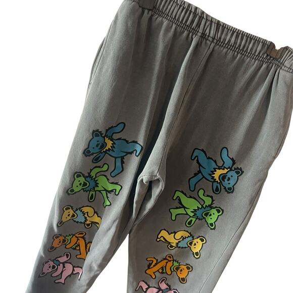 Grateful Dead Dancing Bear Sweatpants - Picture 1 of 7